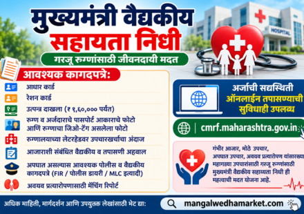 मुख्यमंत्री वैद्यकीय सहाय्यता निधी योजना, आवश्यक कागदपत्रे आणि ऑनलाइन अर्जस्थिती तपासणी